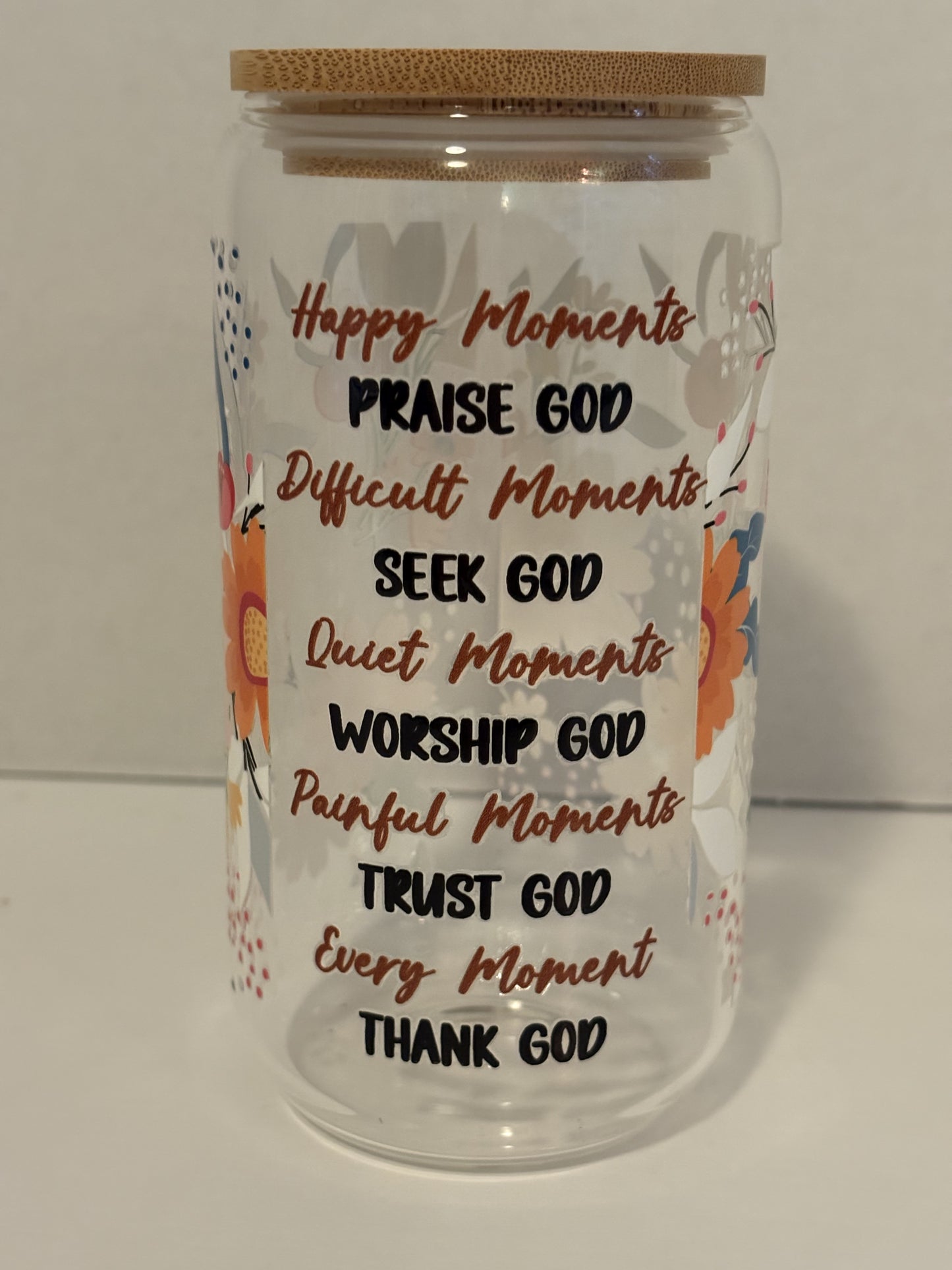 16 oz. Praise God Glass