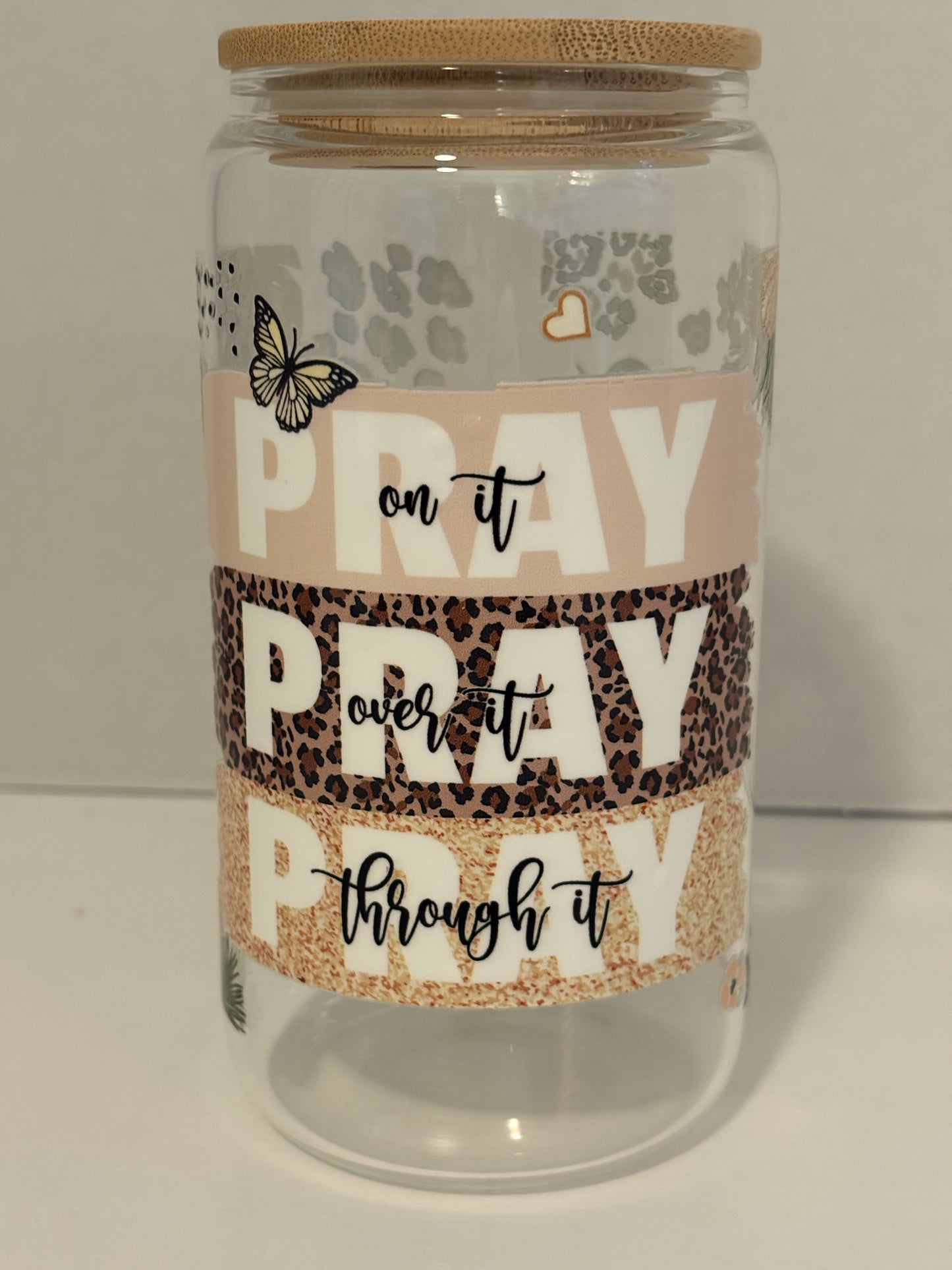 16 oz. Pray Glass