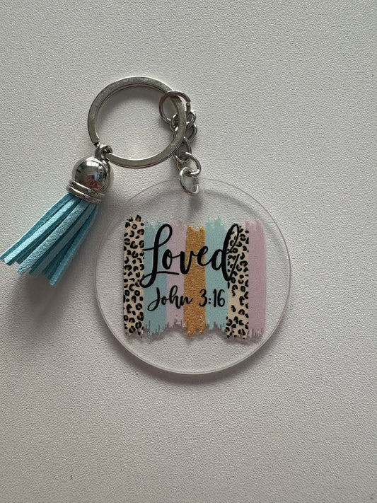 Loved Keychain